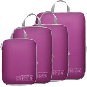 Compression packing cubes